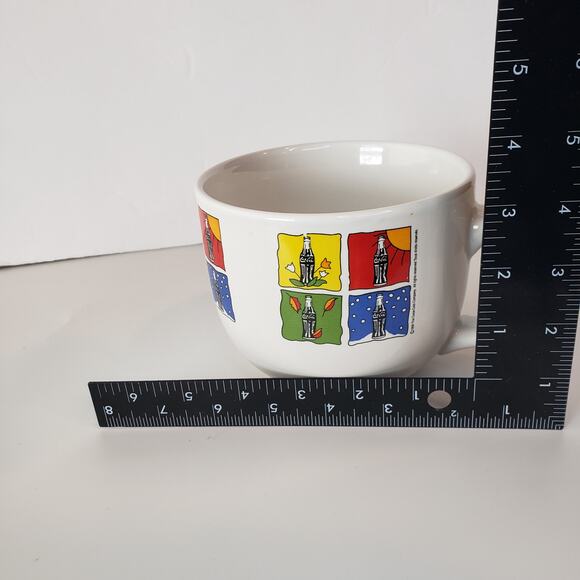 Coca-Cola Gibson Four Seasons Coffee Cup Mug  Large 2003 - Picture 8 of 8